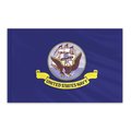Global Flags Unlimited Navy Indoor Nylon Flag 3'x5' 203850